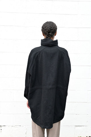 Teddy Wool Black Jacket