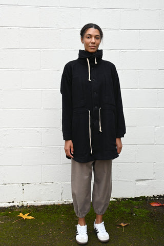 Teddy Wool Black Jacket