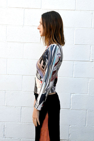 Pace Print Top