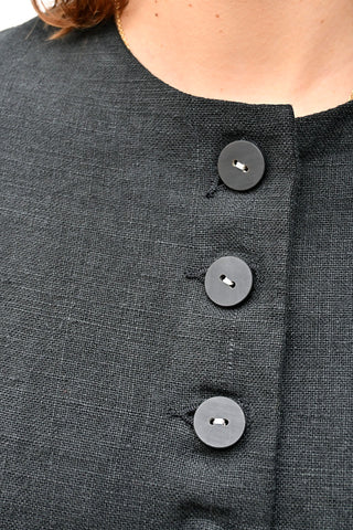 Black Linen Jacket