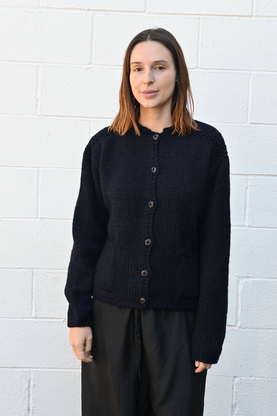 Turnstall Tie Cardigan Ink