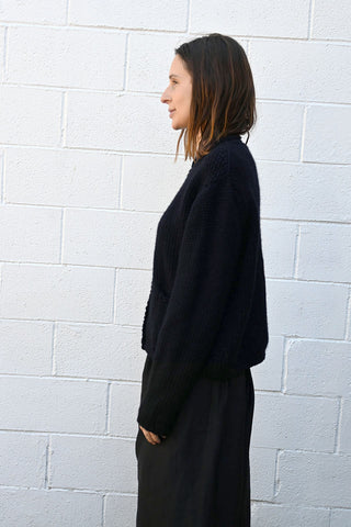 Turnstall Tie Cardigan Ink