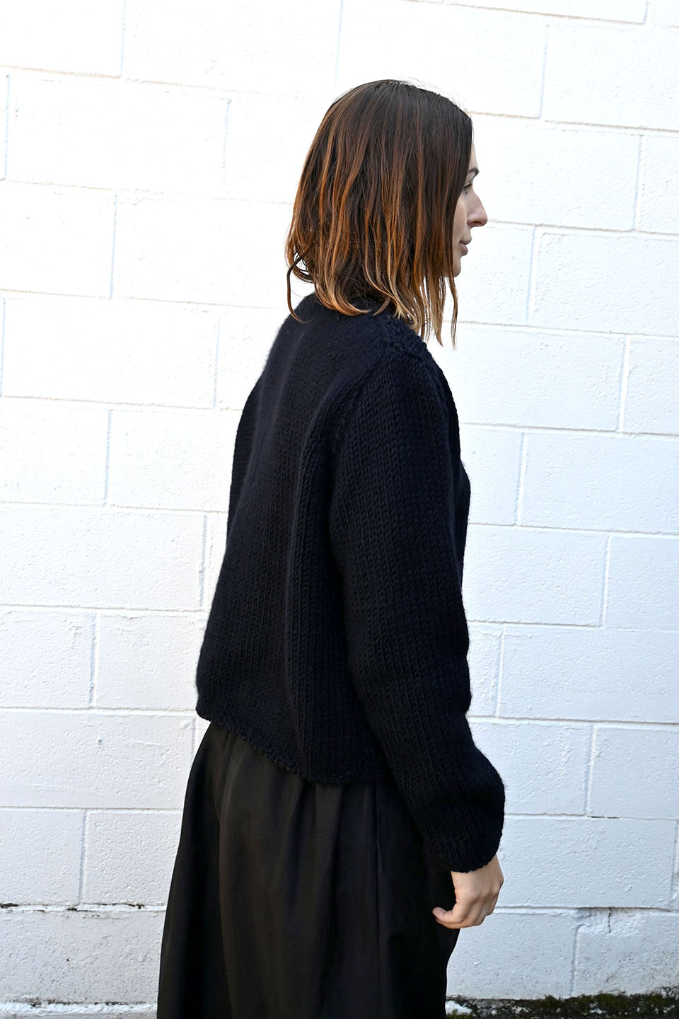 Turnstall Tie Cardigan Ink