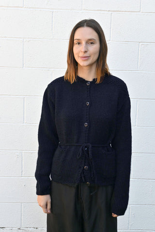 Turnstall Tie Cardigan Ink