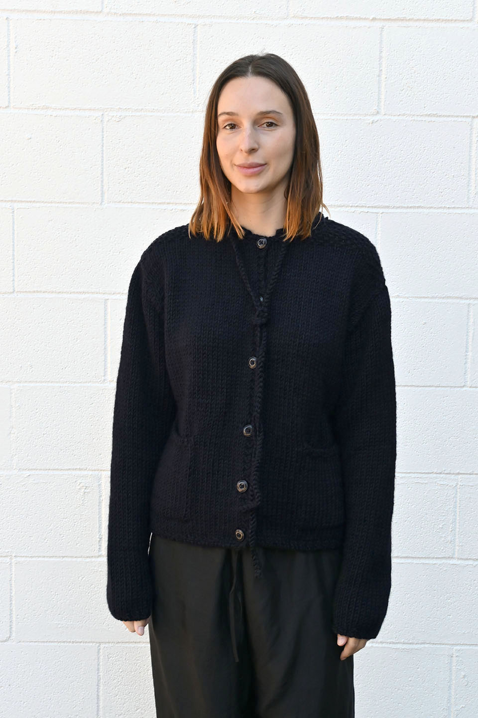 Turnstall Tie Cardigan Ink