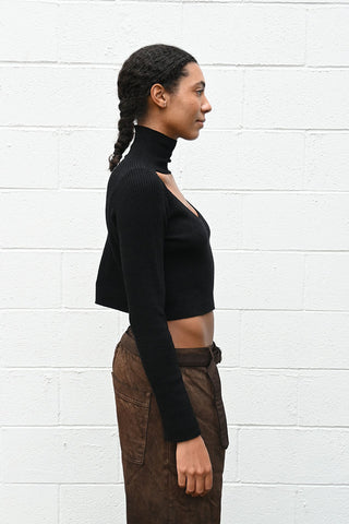 Short Bonnie Knit Black