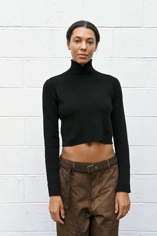 Short Bonnie Knit Black