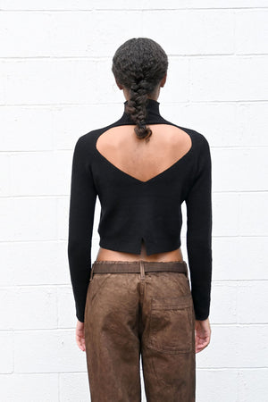 Short Bonnie Knit Black