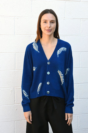 Seamless Cashmere Cardigan Feathers
