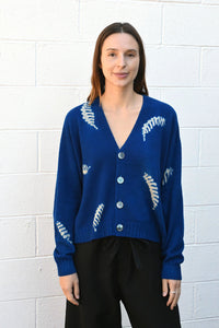 Seamless Cashmere Cardigan Feathers