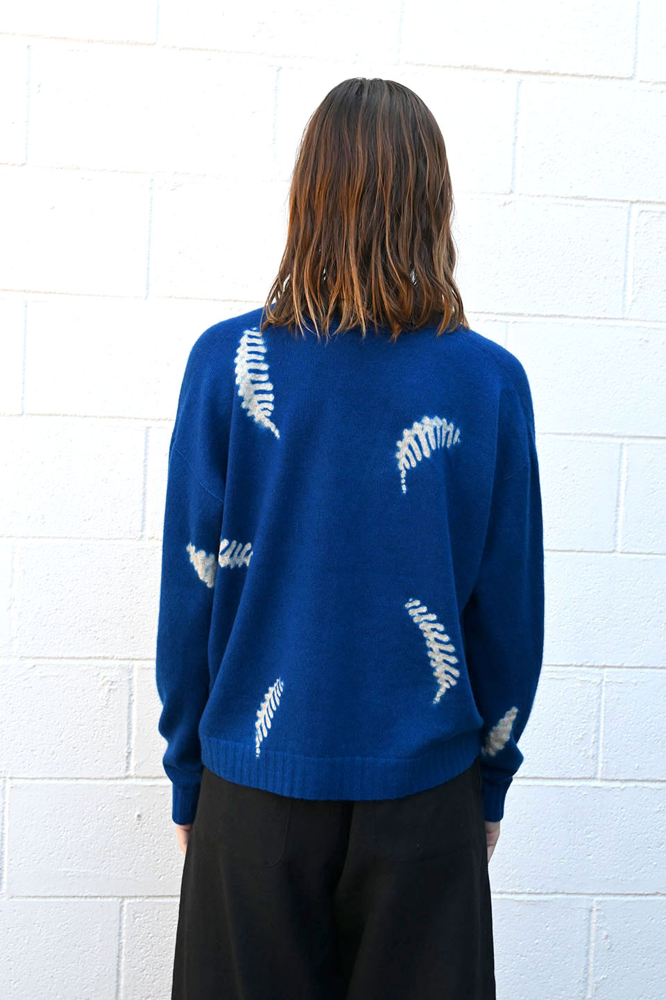 Seamless Cashmere Cardigan Feathers