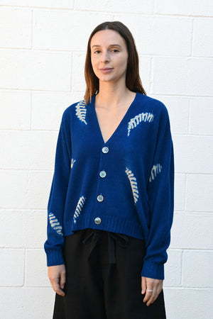 Seamless Cashmere Cardigan Feathers