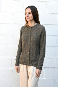 Green and Blue Heathered Cardigan