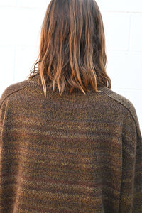 Gradation High Neck Knit