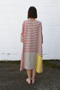 Linen Embroidered Dress