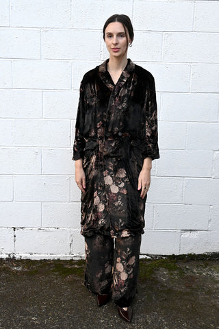 Bouquet Velvet Theater Coat