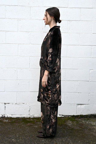 Bouquet Velvet Theater Coat