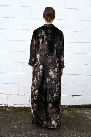 Bouquet Velvet Theater Coat