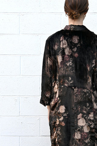 Bouquet Velvet Theater Coat
