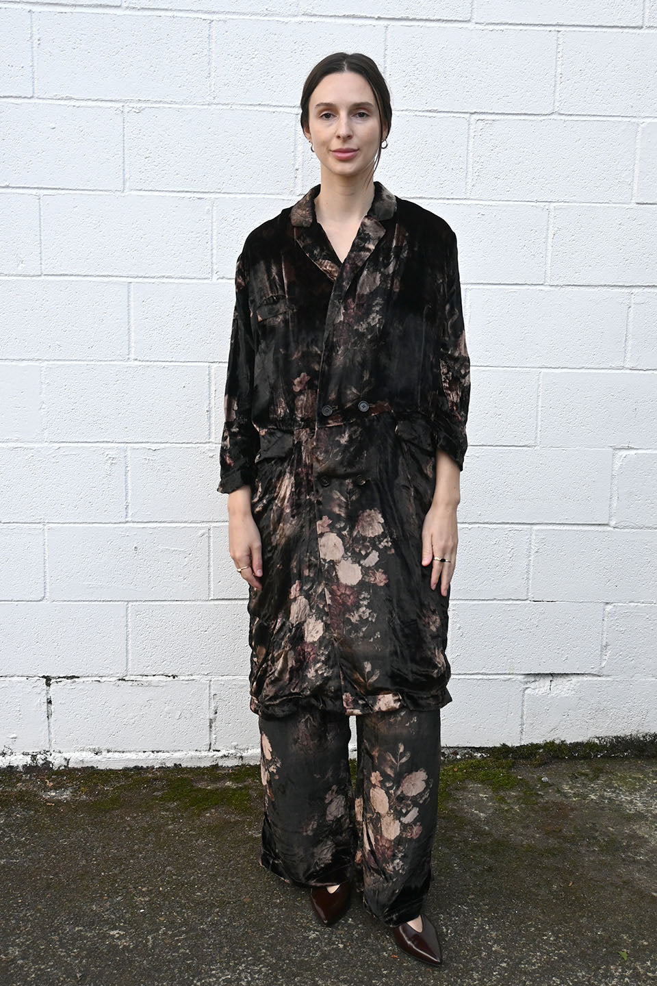 Bouquet Velvet Poet's Pant