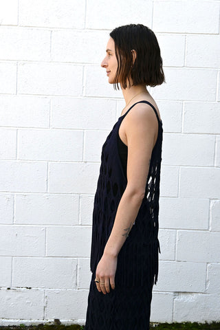 Cable Fringe Tank Top