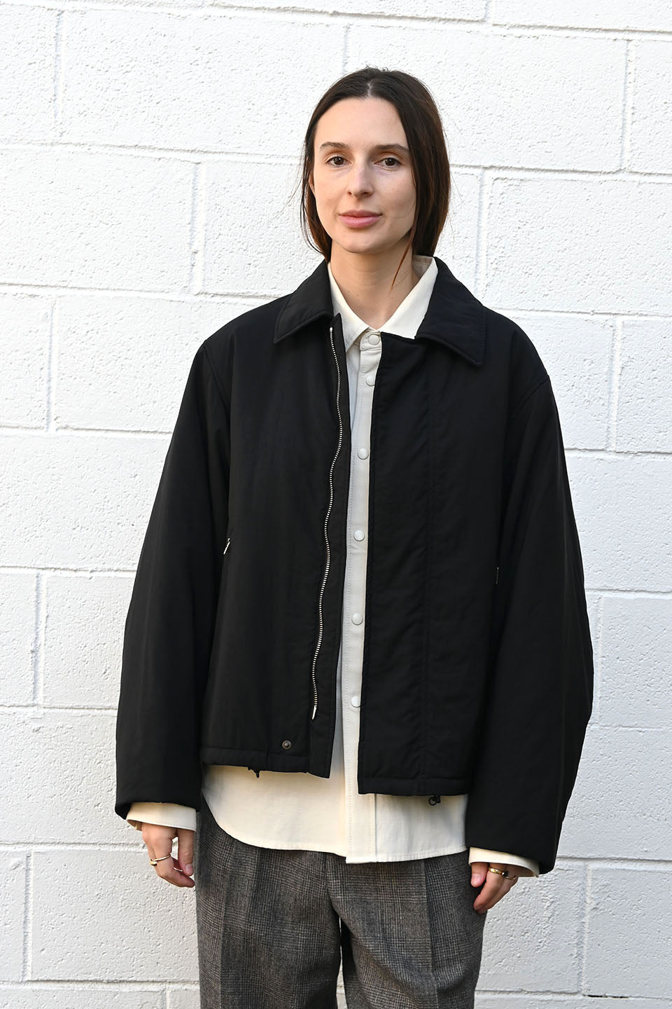 Mat Airy Nylon Jacket