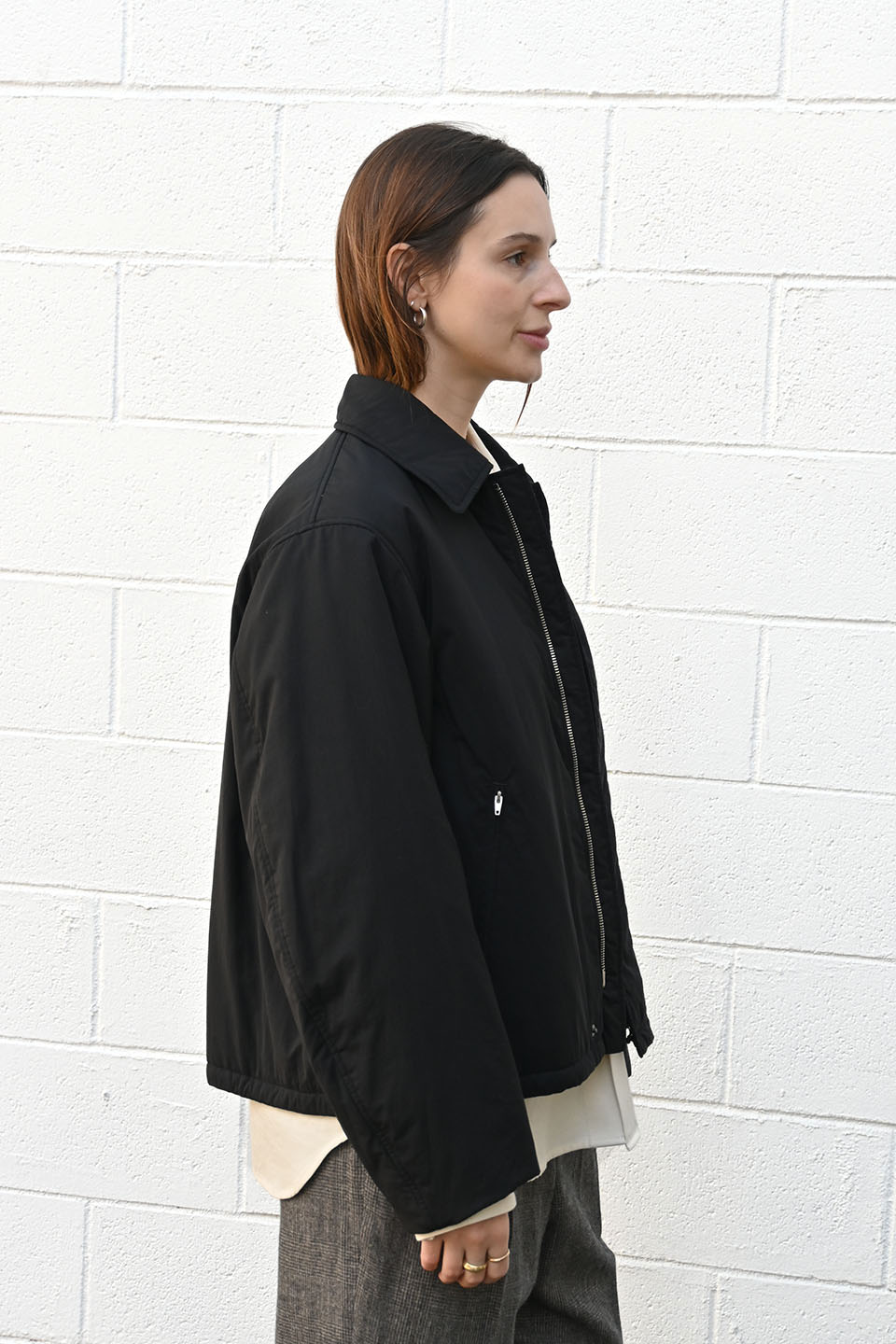 Mat Airy Nylon Jacket