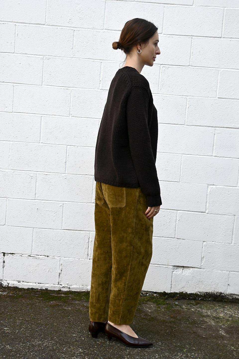 P1002 Velvet Pants Bosco