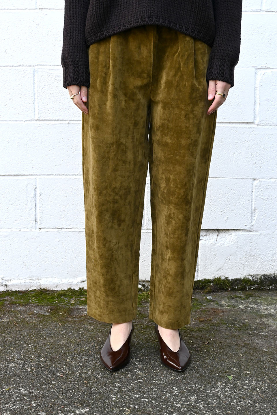 P1002 Velvet Pants Bosco