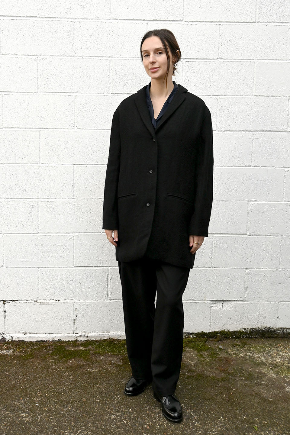 P1940 Coat in Nero