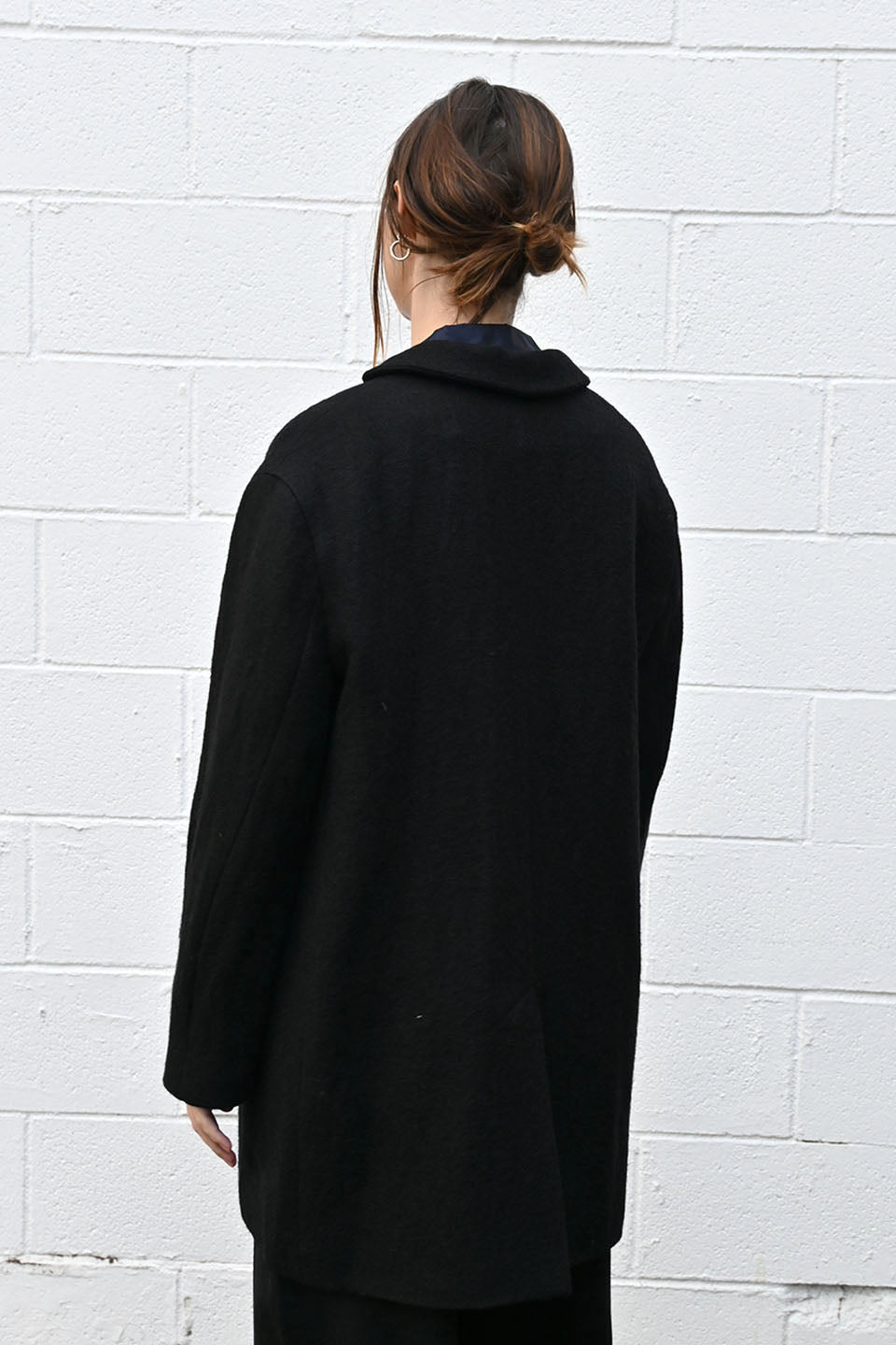 P1940 Coat in Nero
