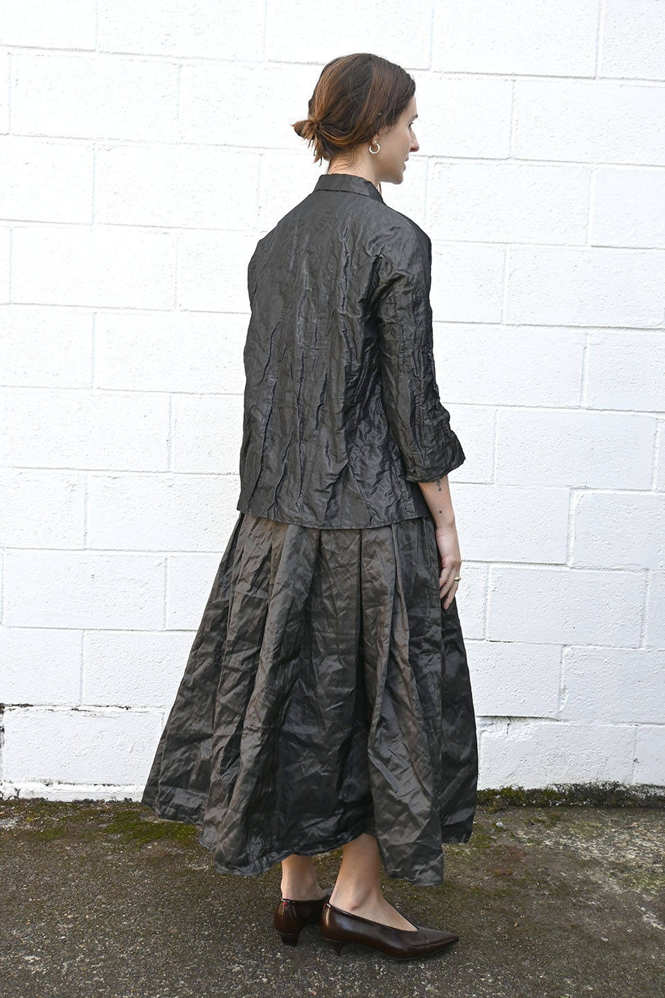 Pleated Long Skirt TM