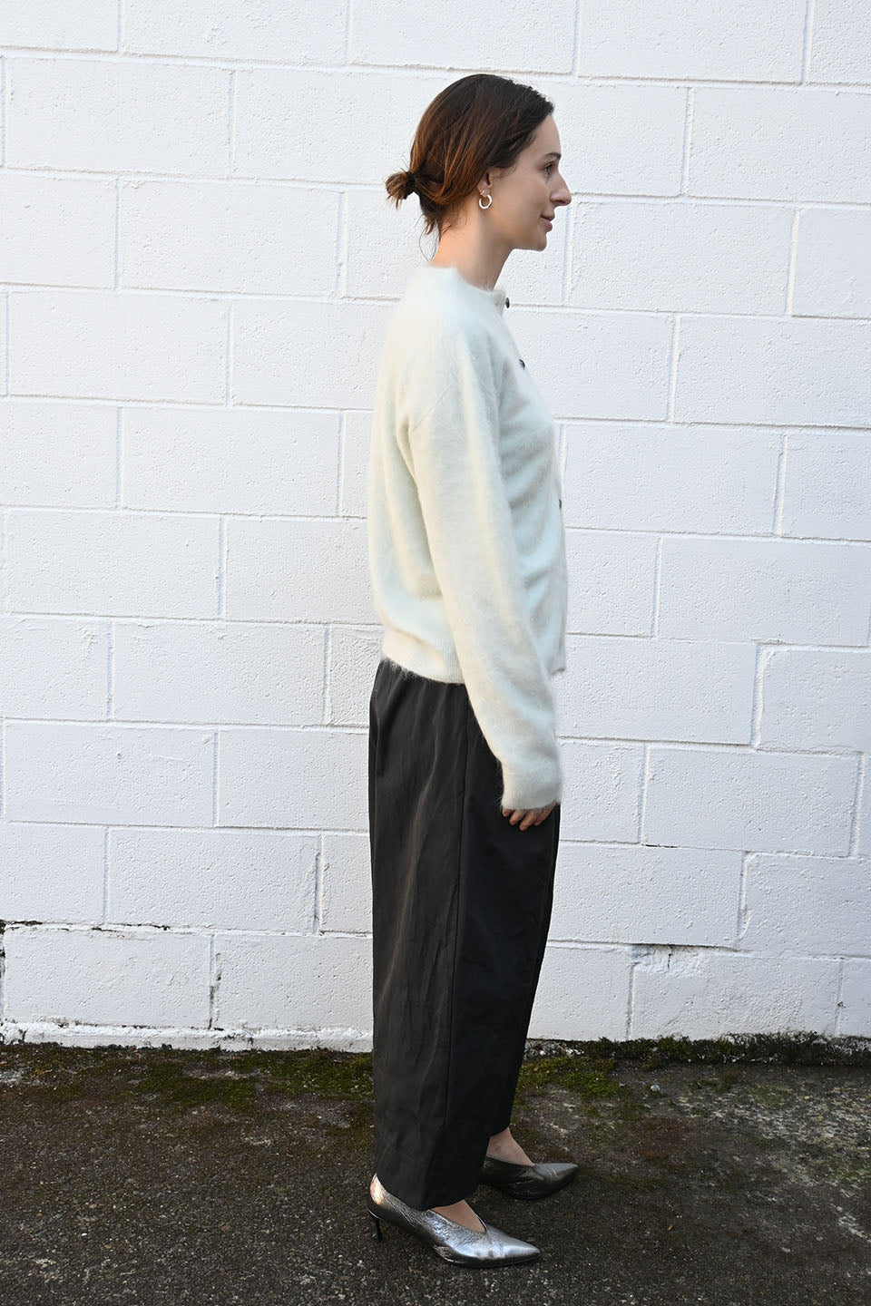 Royal Cashmere Fur Cardigan in Mint