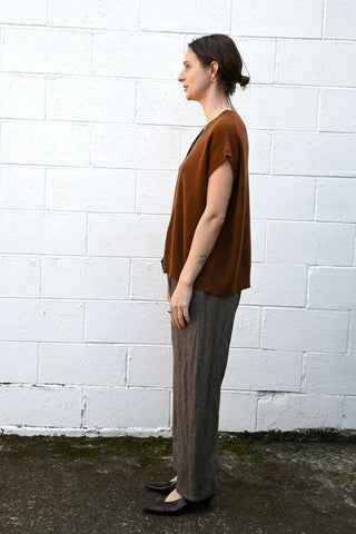 P1958 Pants Ecru Caffe Herringbone
