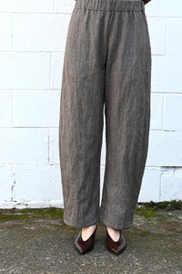 P1958 Pants Ecru Caffe Herringbone