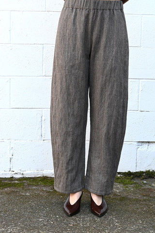 P1958 Pants Ecru Caffe Herringbone