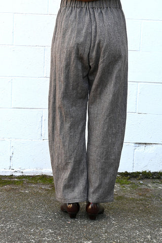 P1958 Pants Ecru Caffe Herringbone