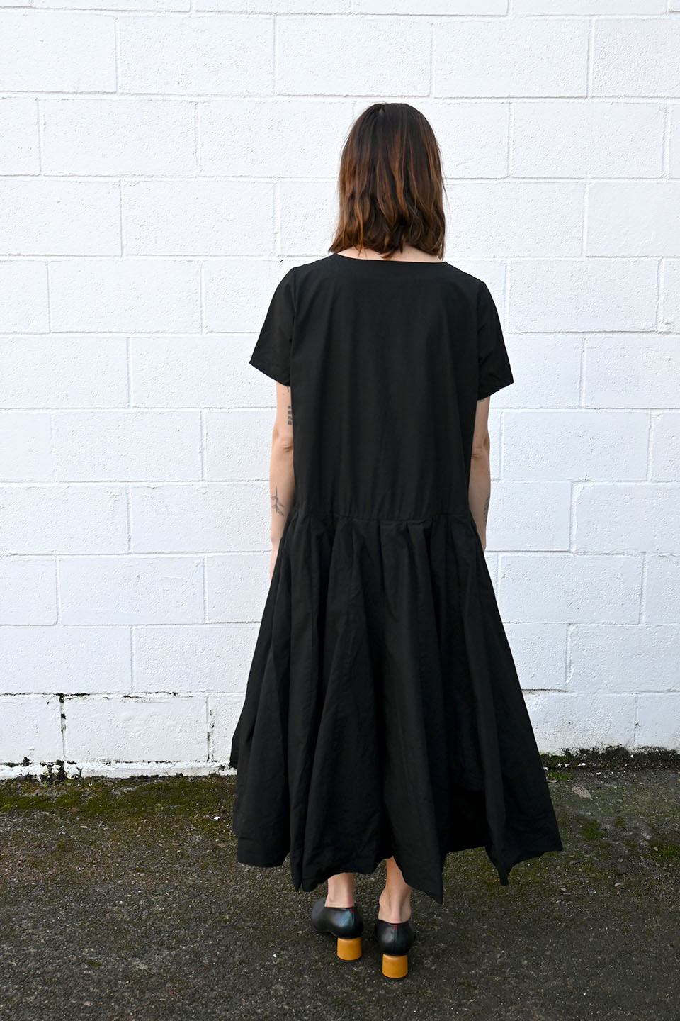 Ln Soft Cotton Black Dress