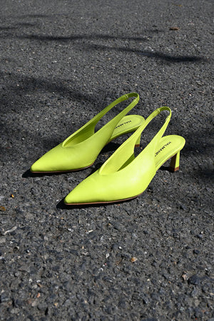 Vale Lime Slingbacks