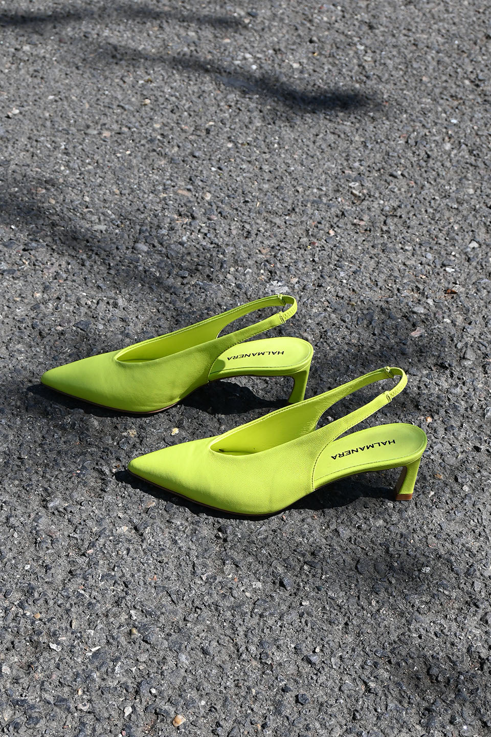 Vale Lime Slingbacks