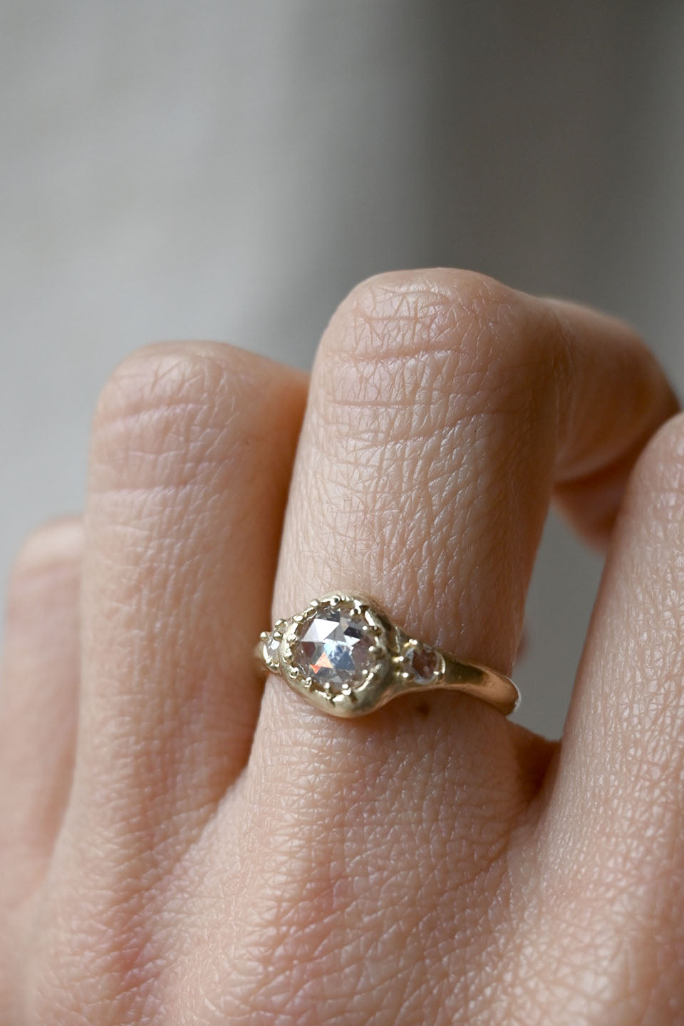 Rosecut Diamond Ring