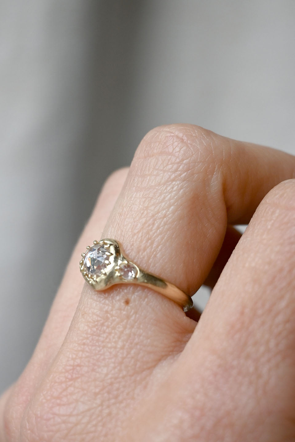 Rosecut Diamond Ring