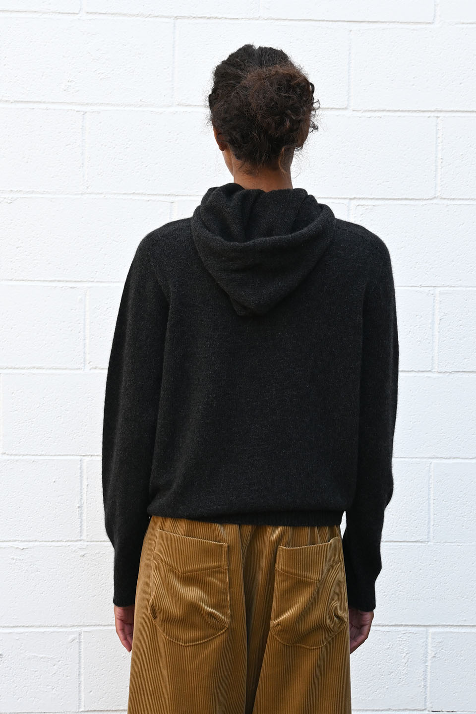 Cashmere Hoodie Charcoal