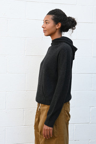 Cashmere Hoodie Charcoal