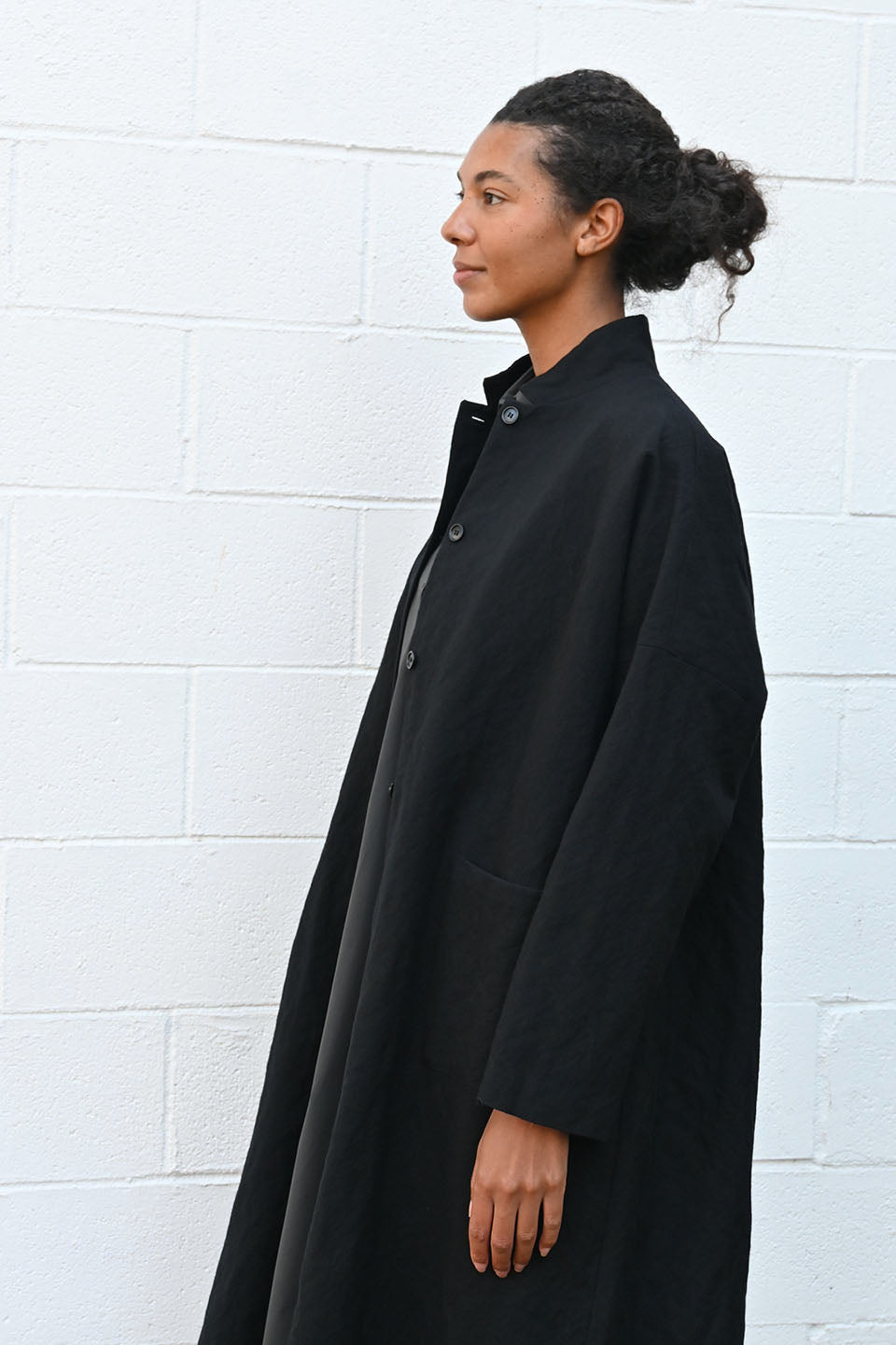 P1802 Coat in Nero