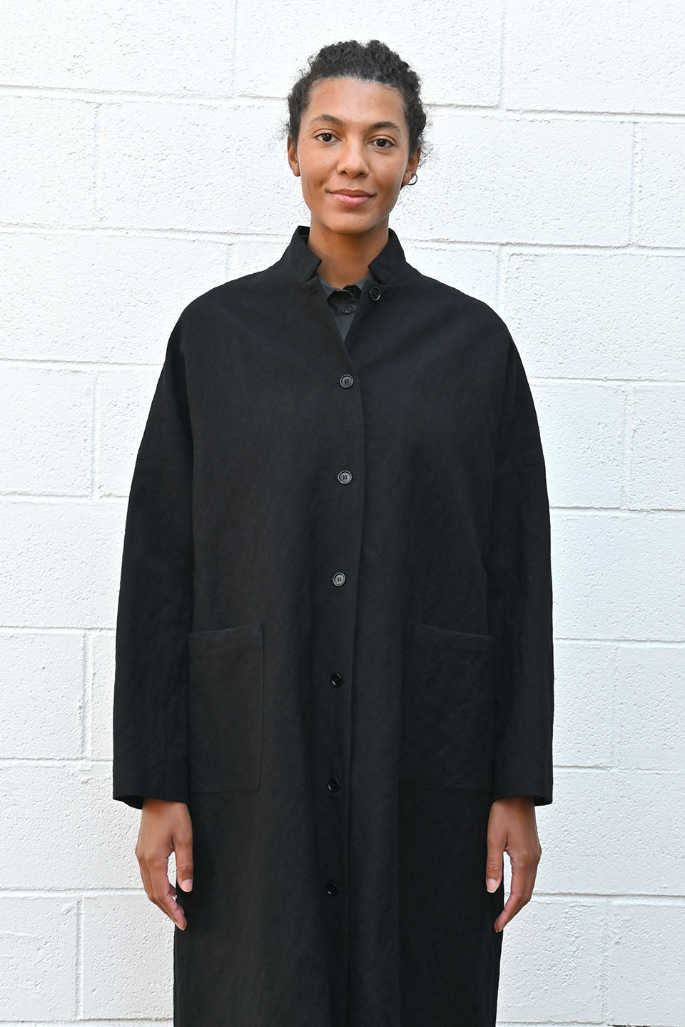 P1802 Coat in Nero