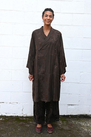 Brown Kimono Coat