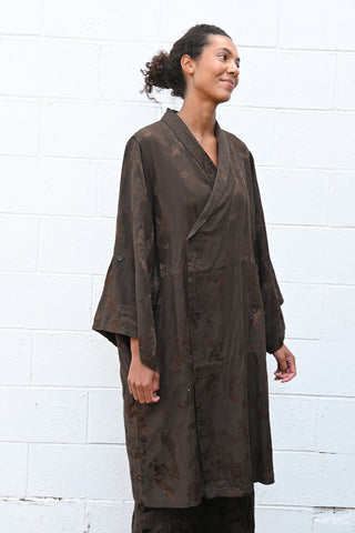 Brown Kimono Coat