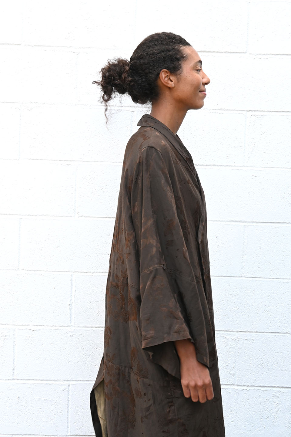 Brown Kimono Coat