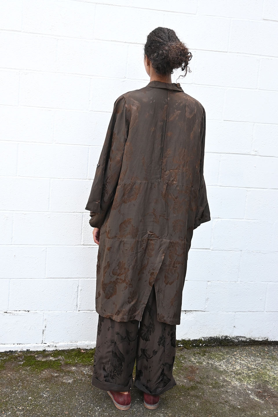 Brown Kimono Coat